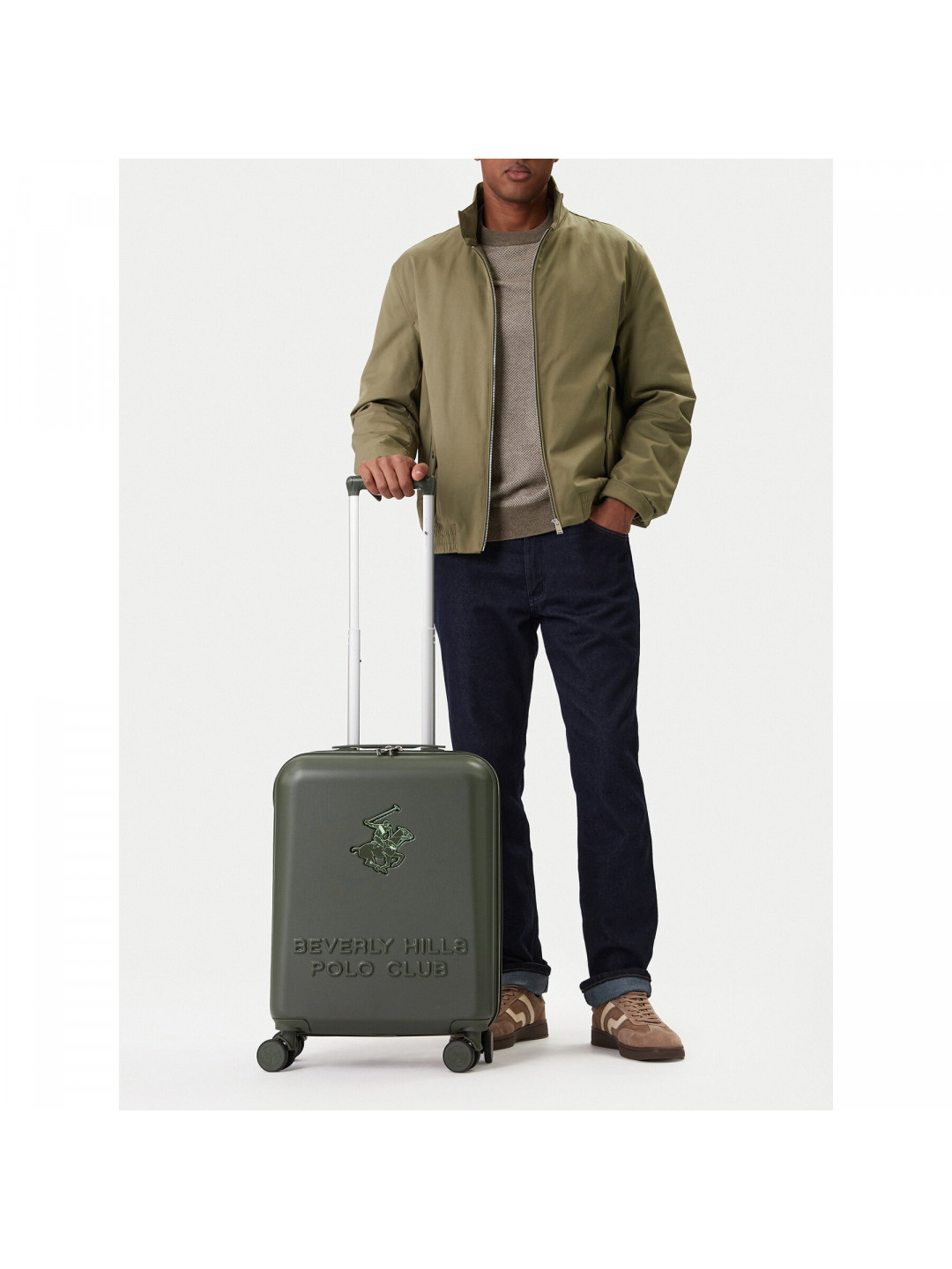 Kabinový kufr Beverly Hills Polo Club CEO-BHPC-S-003-08-KHAKI Khaki